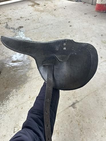 жан жаныбарлар: Кожаная подпруга/накладка под седло для лошади (седельная подушка — 3