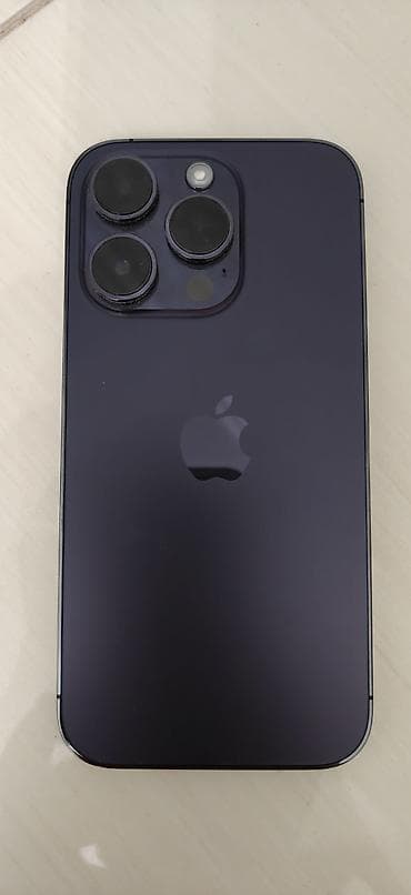 marshall minor: IPhone 14 Pro, Б/у, 128 ГБ, Deep Purple — 1