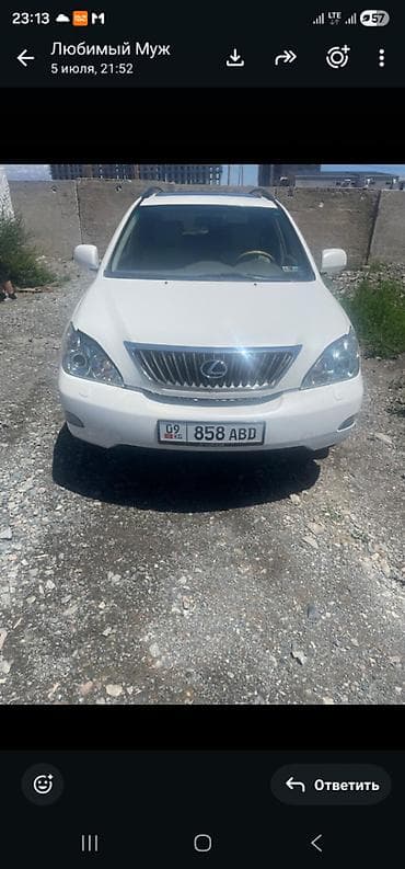 Lexus RX: 2009 г., 3.5 л, Автомат, Бензин, Кроссовер
