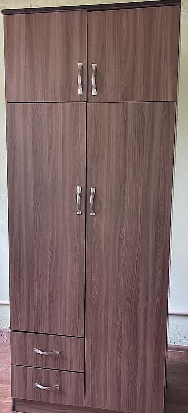 Шифоньер, шкаф для одежды, Б/у, Прямой, ЛДСП