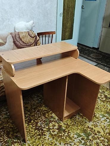 stol: Компьютерный стол, Б/у, Угловой — 2