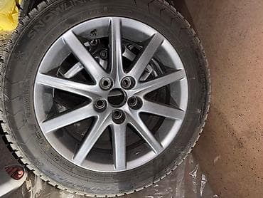 Колеса в сборе 225 / 55 / R 17, Зима, Б/у, Комплект, Легковые, Литые, отверстий - 5 at lalafo.kg Колеса в сборе 225 / 55 / R 17, Зима, Б/у, Комплект, Легковые, Литые, отверстий - 5