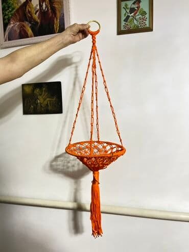 грунт для комнатных растений: Подвесное кашпо макраме для комнатных растений. - Ручная работа — 2