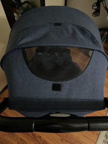 продаю советскую коляску: Коляска, цвет - Голубой — 11