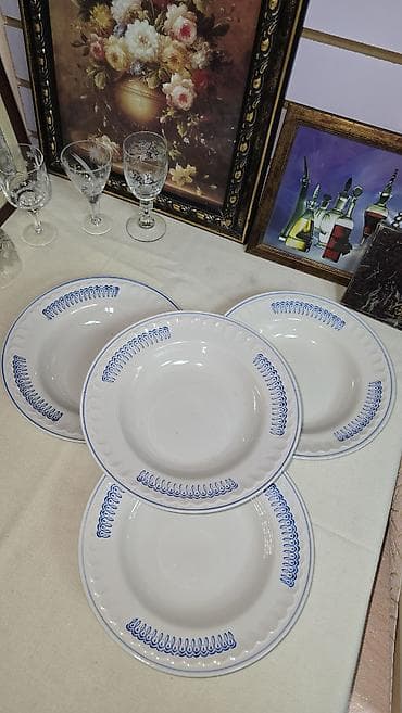 Тарелки СССР, большие, в отличном состоянии, без сколов и трещин, 4