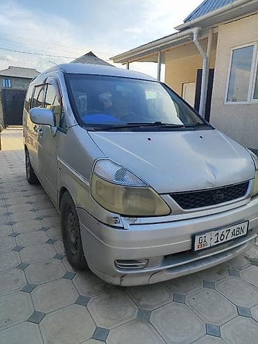 авариные авто: Nissan Serena: 2001 г., 2 л, Вариатор, Газ, Минивэн — 1
