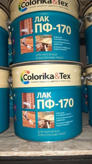 Лаки для наружных и внутренних работ по камню дереву а также по