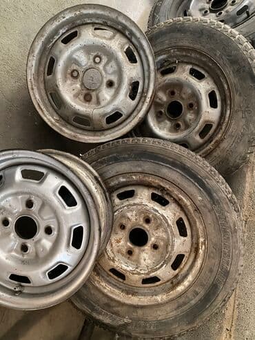 купить диски на ниву бу: Железные Диски R 14 Комплект, отверстий - 4, Б/у — 5