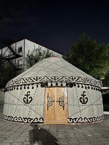 где можно купить палатку для отдыха: Аренда юрты, Каркас Деревянный, 85 баш, Стулья, Стол, С полом — 7
