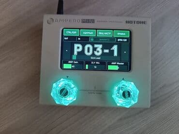 музикалный аппарат: Процессор гитарно/басовый Hotone Ampero mini. 16000 сом Писать на — 4