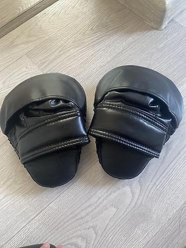 Спорт и отдых: Набор для бокса GINGPAI: перчатки + лапы - Комплектация: пара — 2