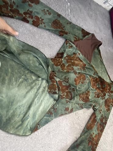 Личные вещи: Вечернее платье, Длинная модель, Шифон, С рукавами, Шлейф, S, M — 3