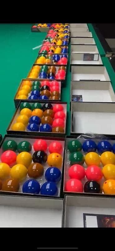 Спортивная форма: Наборы шаров для русского бильярда - Полные комплекты: 16 шаров (1–15 — 1