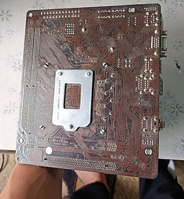колонки sven: Материнская плата для ПК, Б/у, ASRock, LGA1155, Micro-ATX — 4
