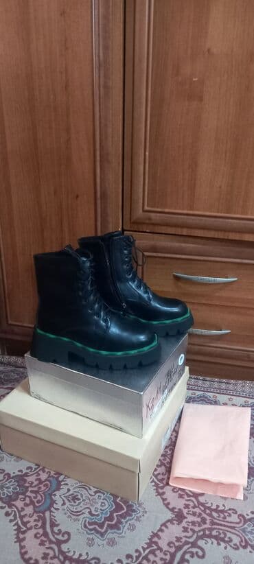 травяной мазь король кожи цена бишкек: Женские новые черные стильные ботинки, размер: 38-39, высота подошвы — 3