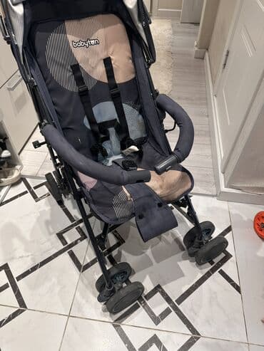 детская коляска cybex: Коляска, цвет - Фиолетовый, Б/у — 6