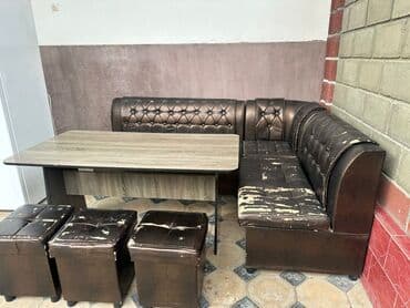 офисные столы: Угловой диван, С ящиками — 3