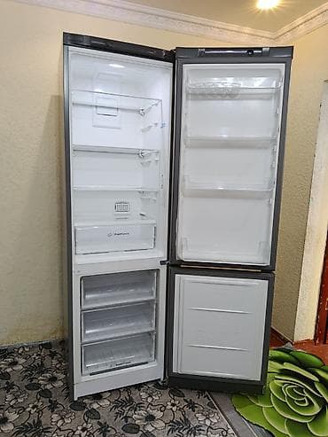 Техника и электроника: Холодильник Indesit, Б/у, Двухкамерный, Total no frost, 60 * 200 * 60 — 7
