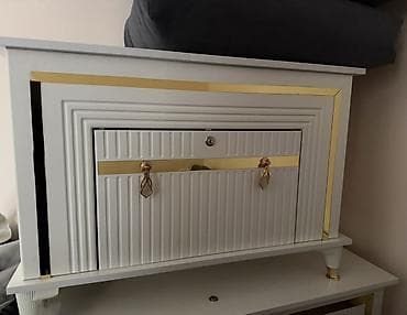 di store: Комод для одежды, Новый, Без зеркала, цвет - Белый, Золотой, Самовывоз — 2