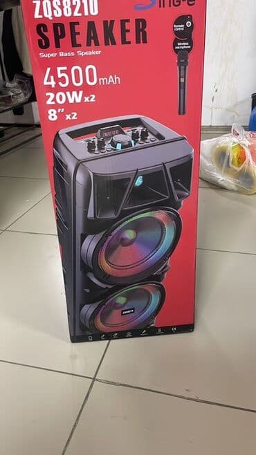 калонка jaw: Супербас колонка ZQS8210 с мощностью 20 Вт x2 и аккумулятором 4500 — 1
