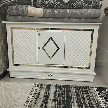 мебель купить: Тумба для вещей и одежды, Новый, С зеркалом, Другой материал, цвет - Белый — 2