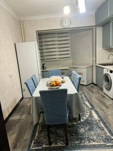 аренда квартир в микрорайонах бишкек: 2 комнаты, Собственник, С мебелью частично — 5