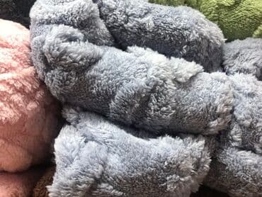 детское одеяло на овчине: Плед, Корея, Новый, Все сезоны, Двусторонний — 16