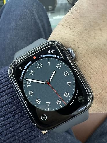 Смарт‑часы Apple Watch (серия с прямоугольным дисплеем 45/44 мм) at lalafo.kg Смарт‑часы Apple Watch (серия с прямоугольным дисплеем 45/44 мм)