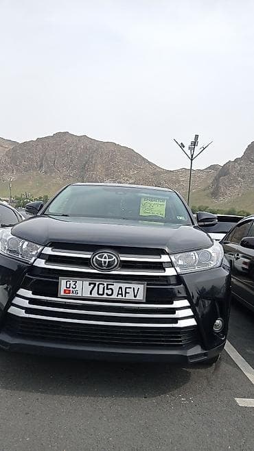Транспорт: Toyota Highlander: 2019 г., Автомат, Бензин, Жол тандабас — 1