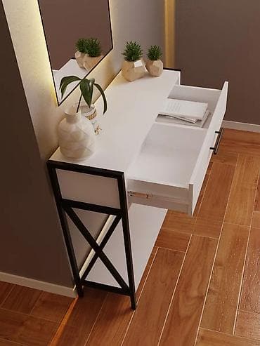 консольный стол: Консоль/прихожая в стиле лофт от E-LOFT STEEL. - Габариты: ?90 см — 8