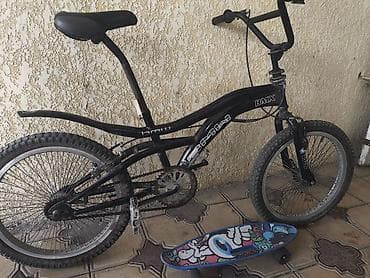 Велосипеддер: BMX велосипед + мини-скейтборд (пенниборд) - Велосипед BMX, стальная — 2