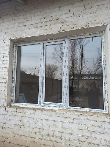 Кызматтар: Буюртмага пластик терезе, Терезе түрү: Витраждык, Орнотуусуз, Бөлүп төлөө жок — 1