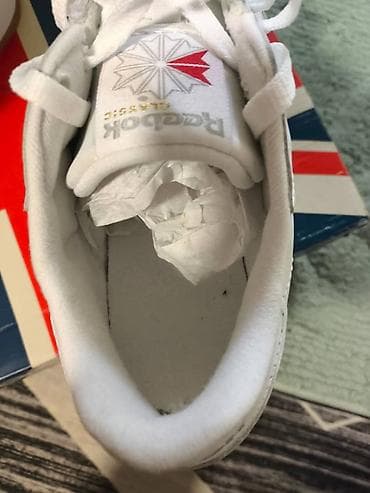 красовки reebok: Мужские кроссовки, 41.5, Reebok, Новый, цвет - Белый, Платная доставка — 4