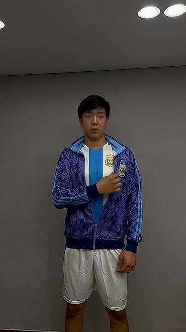 пальто с воротником: Олимпийка, Adidas, На молнии, Стандарт — 5