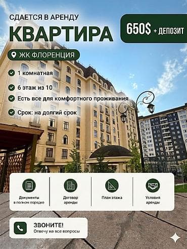 фильтр для масла: 1 комната, Агентство недвижимости, С мебелью полностью — 1