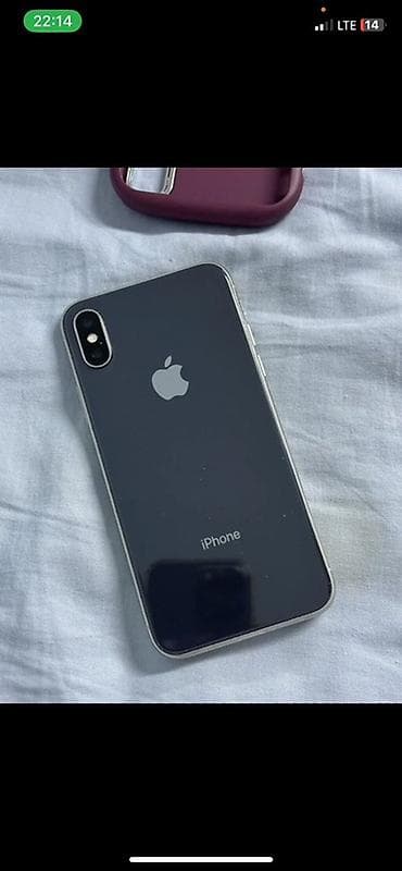 IPhone X, 64 ГБ, Space Gray, Чехол