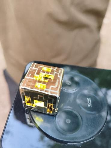 Брелоки: Kinder joy золотой блок - Компактный куб с модульной конструкцией и — 7