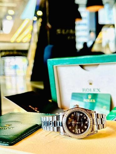 бриллиантовое: Rolex Oyster Perpetual Datejust, автоматические 💎 Roleх Lady Datejust — 4