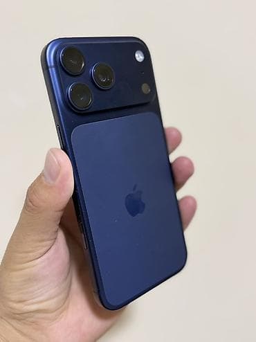 poco f5pro: IPhone 17 Pro Max, Б/у, 256 ГБ, Синий, Коробка, В рассрочку, 100 % — 6