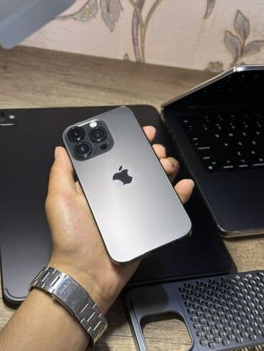 детские часы с gps бишкек: IPhone 14 Pro, 256 ГБ, Кара, 86 % — 3