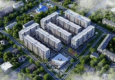 нижний ала арча участок: 1 комната, 48 м², 108 серия, 5 этаж, Готовая ПСО (под самоотделку) — 10