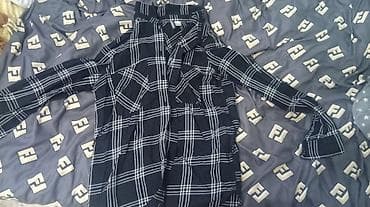 divided: Черная рубашка в клетку H&M Divided. - Цвет/принт: черный с белой — 4