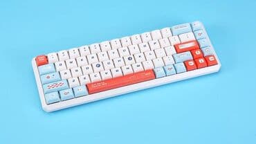 red square keyrox: Клавиатура, Darmoshark, Механикалык, Зымдуу, Bluetooth туташтыруу, Өлчөмү: 65% — 4