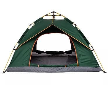 буу спальный: Автоматическая четырехместная палатка зеленого цвета, предназначенная — 7