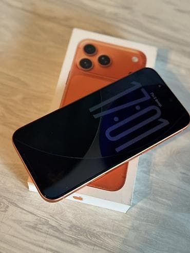 китайский айыон: IPhone 17 Pro Max, 256 ГБ, Оранжевый, Коробка, 100 % — 2