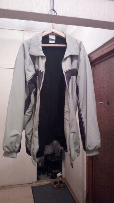 Рубашки: Мужская куртка, 2XL, Nike, Б/у, цвет - Бежевый, Самовывоз — 3