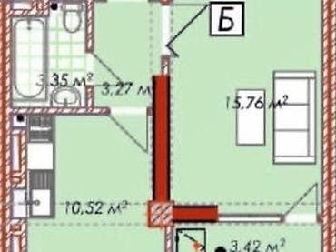 asman residence: 1 комната, 36 м², Элитка, 5 этаж, Готовая ПСО (под самоотделку) — 4