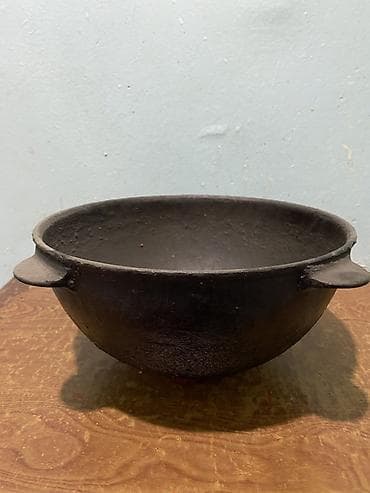 Посуда: Самовар электрический + алюминиевая кастрюля с крышкой + чугунный — 4