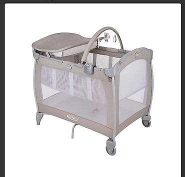 Манеж-кровать, Б/у, Раскладной