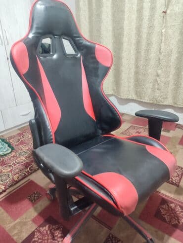 купить стол на колесиках: Офисное кресло, С колесиками, цвет - Черный, Экокожа — 4